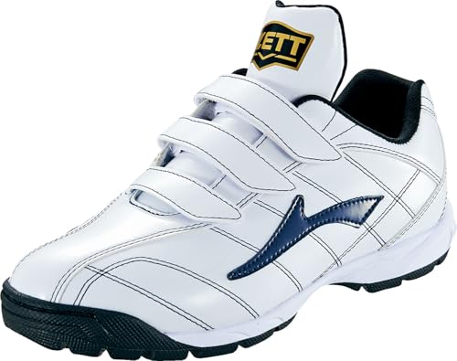 

ZETT Baseball Training Shoes, Limited Edition, Velcro Closure, White x Navy (1129), Size 26.0cm, BSR8017C