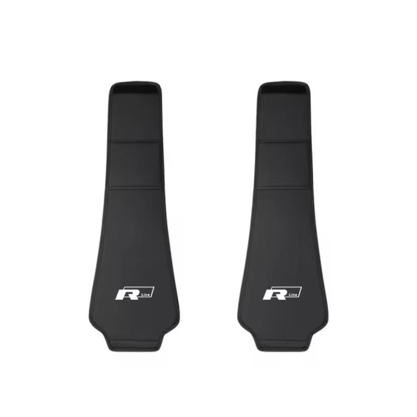 2Pcs Car Seat Pillow Cover Auto Headrest Protective Shell For VW Polo Golf T5 Caddy T4 Touran Golf GTI Passat CC GTD Hub Cap