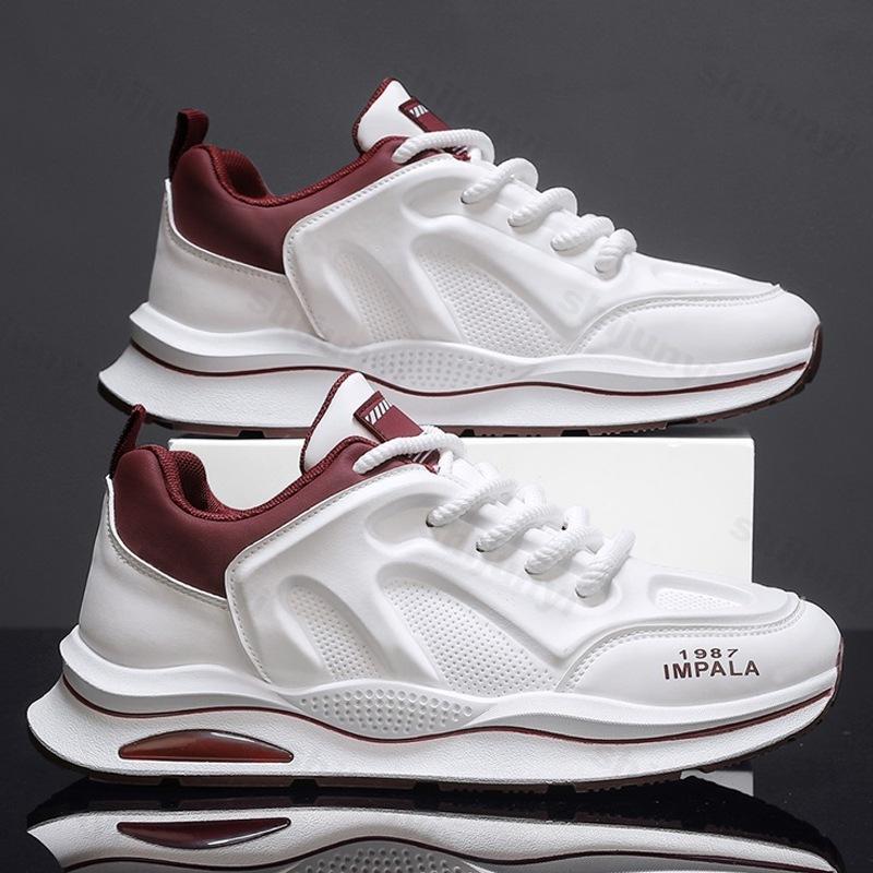 Fashion Men's Casual Shoes Spring 2025 New Niche Fashion Trend Versatile Comfortable Shoes Non slip Thick Soled Slip on Chunky sneakers