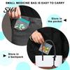 Clear Small Plastic Bags Slide Lock Bags, Thick EVA Reusable Storage with Colored Slider, Pill Pouches, for Coin Jewelry Paper Clips Candy Travel