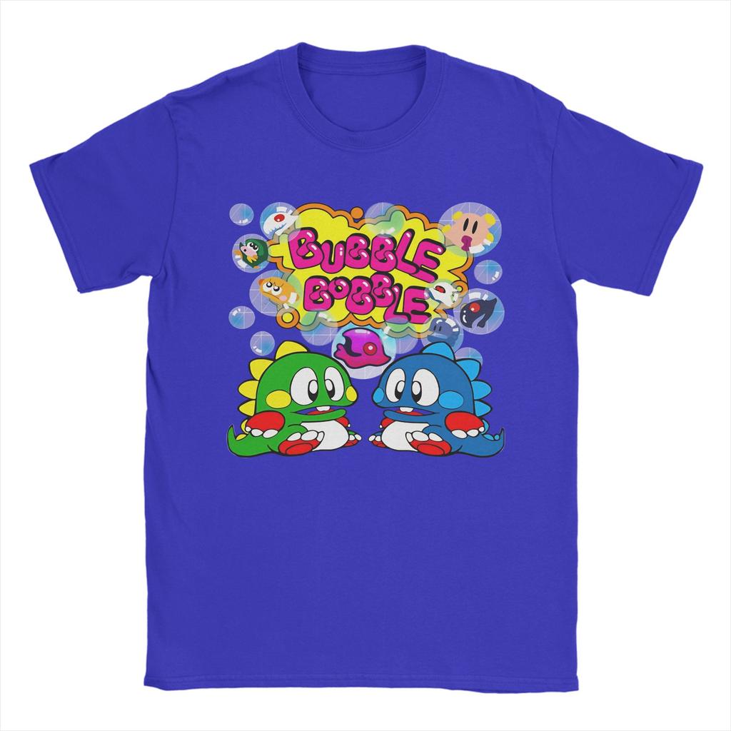 Unisex Bubble Bobble TShirts  Cotton Top Tees Summer Y2K Casual ShortSleeve T Shirt Crewneck Trendy Cool Print Tee Shirt 5XL