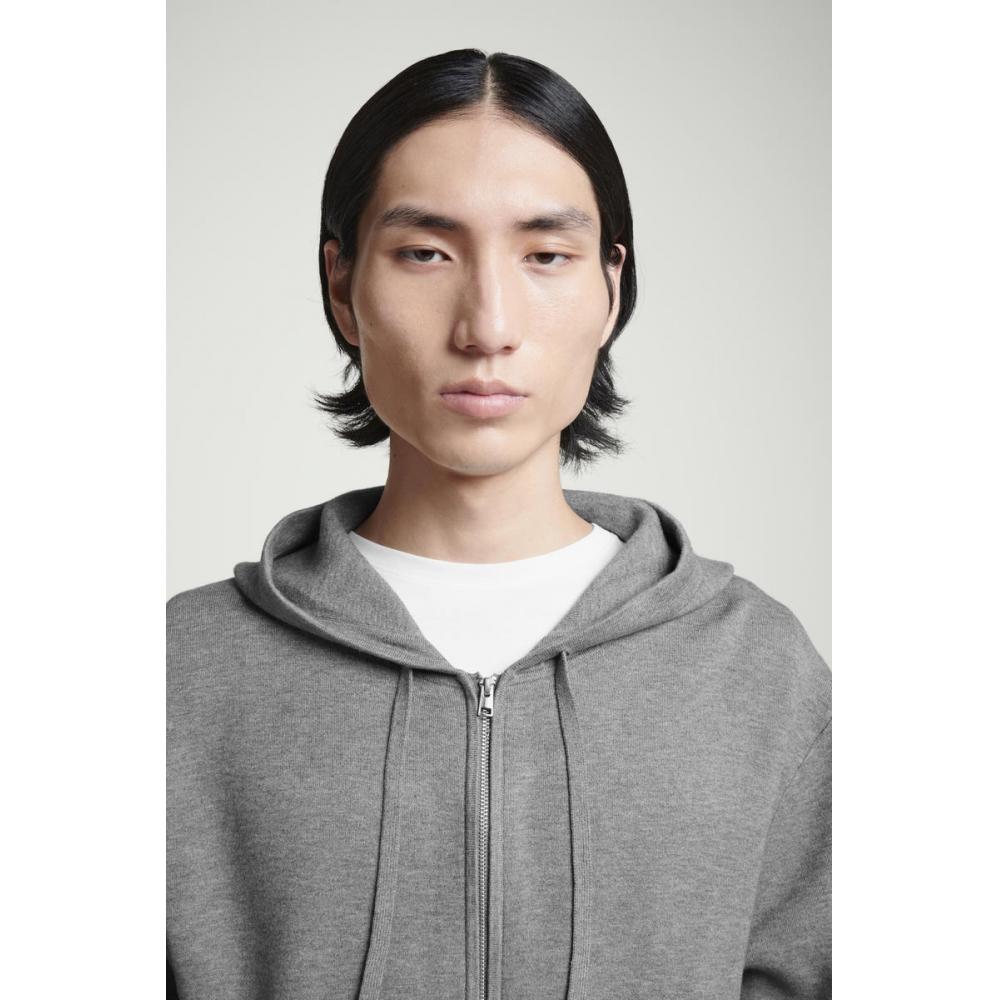 Cos Japan Knit Zip Up Hoodie