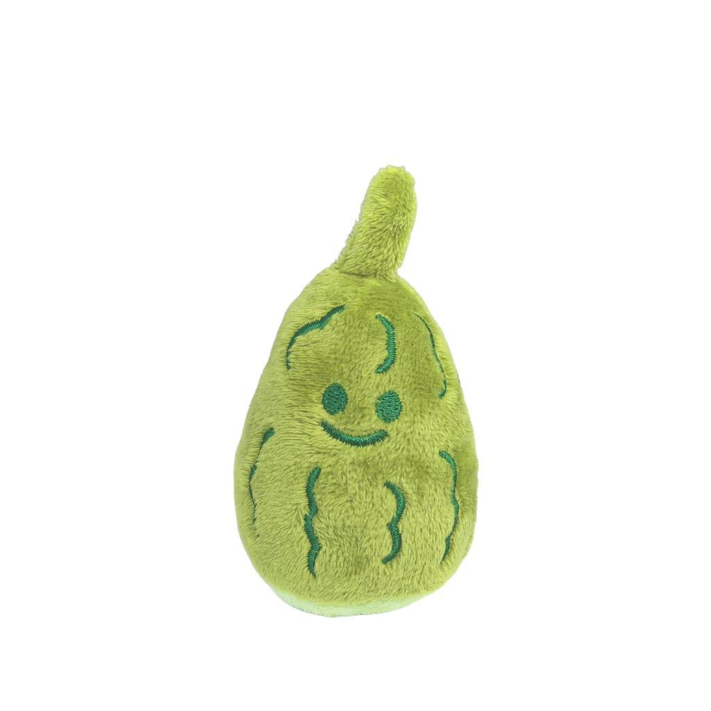 Whimsical Veggie & Fruit Expression Keychain Plush Doll