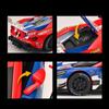 1:24 Ford GT LM GTE Alloy Sports Car Model Diecasts Metal Track Racing Car Vehicles Model Simulation Sound and Light Collection