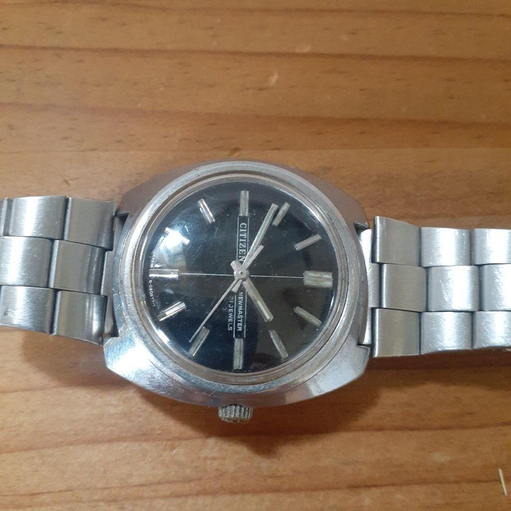 Used CITIZEN NEWMASTER 21JEWELS Manual Winding Watch