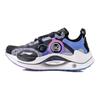 Li Ning Shadow CRC Cushioning Slip Resistant Abrasion Resistant Balance Low top Running Shoes Men's Black Purple ARHR087-1
