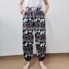 Elephant Jump Pants Pocket Adjustable Elastic High Waistband Strap Unisex Man Women Print Thailand Casual Streetwear Beach Bohemian Retro Vintage