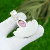 Oval Heart Chakra Natural Rhodonite Art Deco New Pendant Jewelry Sterling Silver
