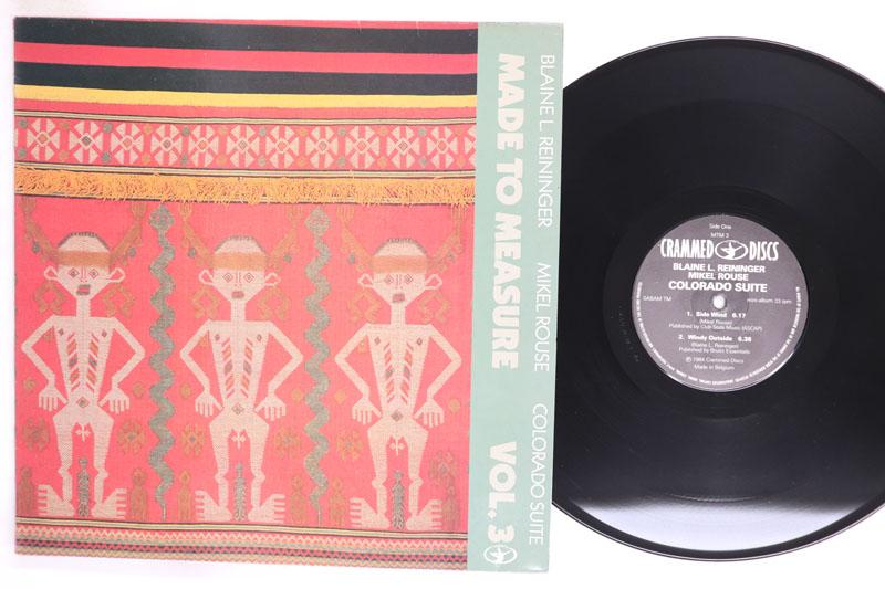 

12inch Record BLAINE L REININGER MIKEL ROUSE Colorado Suite MTM3 CRAMMED DISCS 1984 Belgium Rock Used