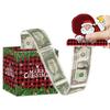 Christmas Christmas Gift Cute Gift Wrap Surprise Money Pull-Out Gift Box Party Favors DIY Xmas Atmosphere 12x12cm
