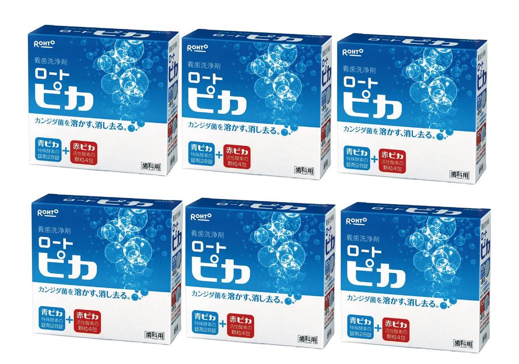 Matsukaze Pika Denture Cleaner (6 pieces)