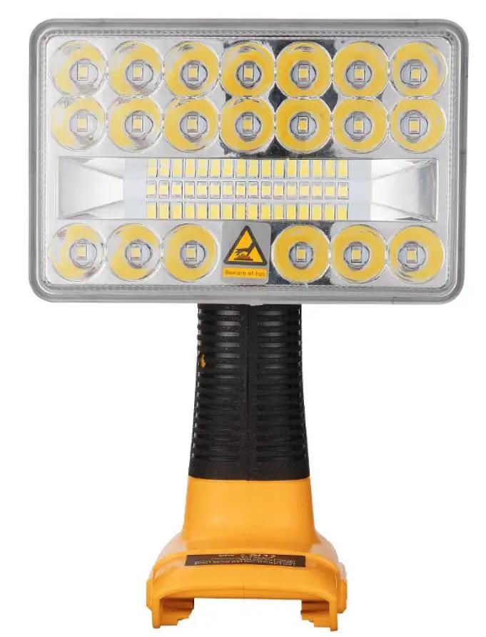 Replace for Dewalt Light 18V LED Tool Light Indoor Outdoor DCB182 DCB201 DCB200 Li-ion Battery Compatible