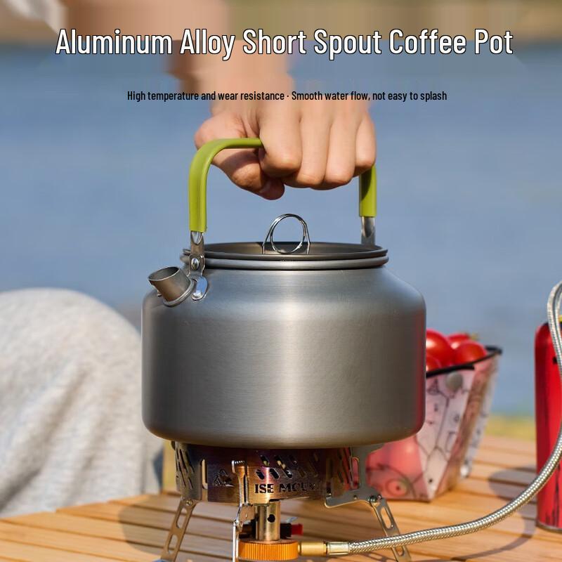 OEING Outdoor Portable Aluminum Camping Kettle