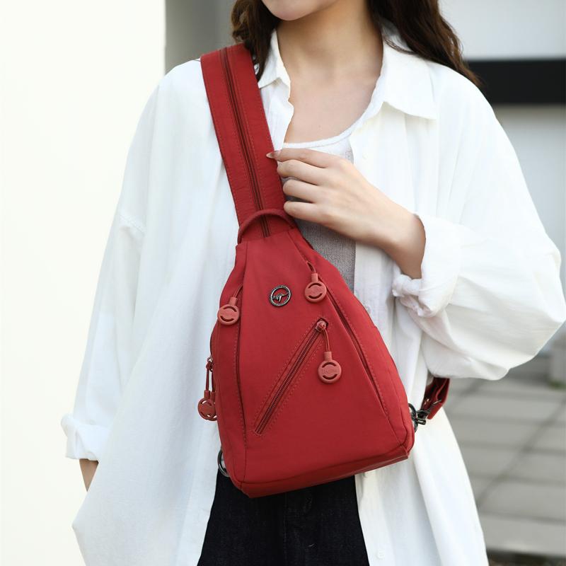 Fashion Women's Chest Bag Large Capacity Shoulder Bag Casual Backpack Lightweight Crossbody Bag High Quality Women's Handbag