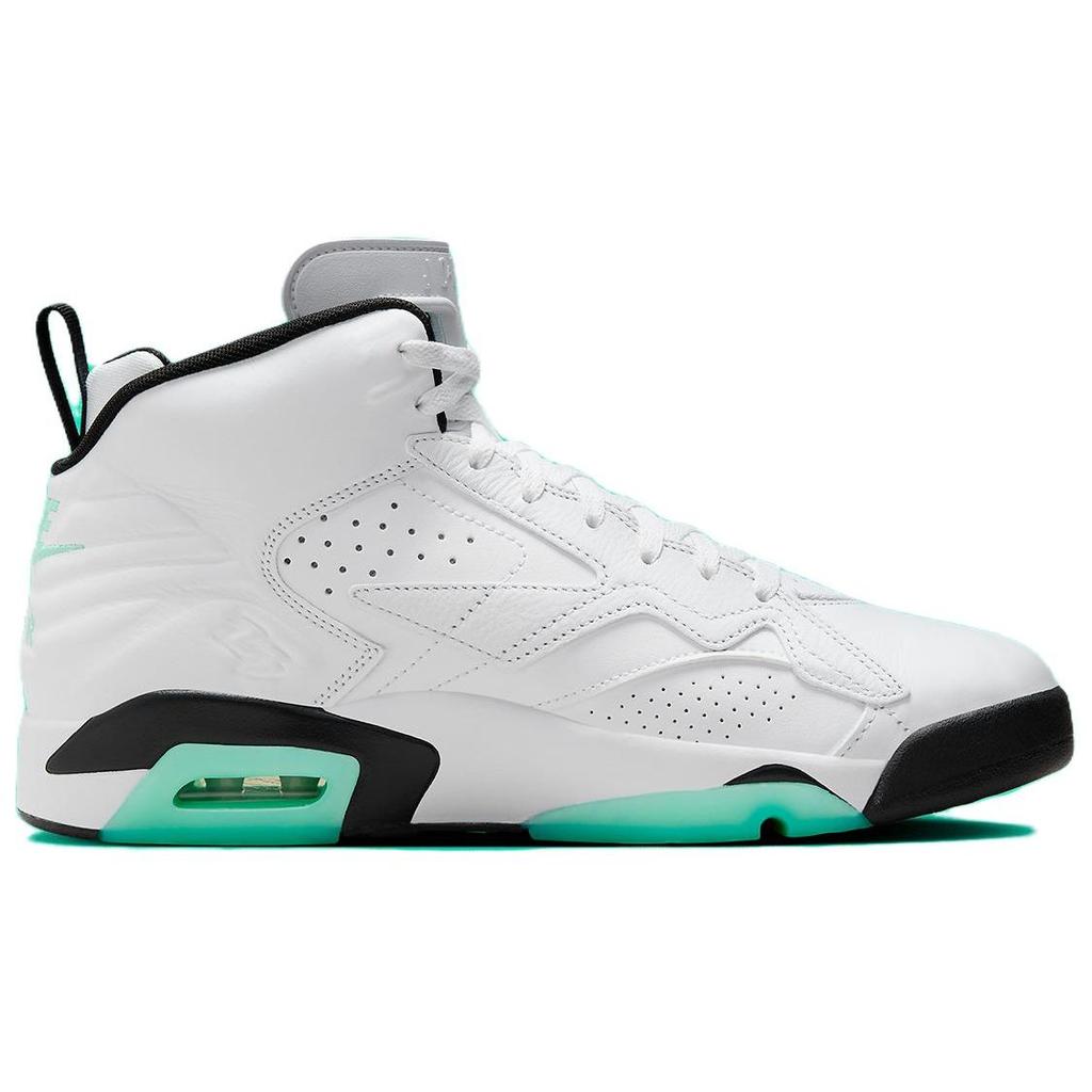 Air Jordan MVP Blanco Verde Resplandor Zapatillas Hombre Negro DZ4475-103