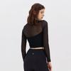 Huit Seamless Sheer Long Sleeve Tee Htwtl3k16t