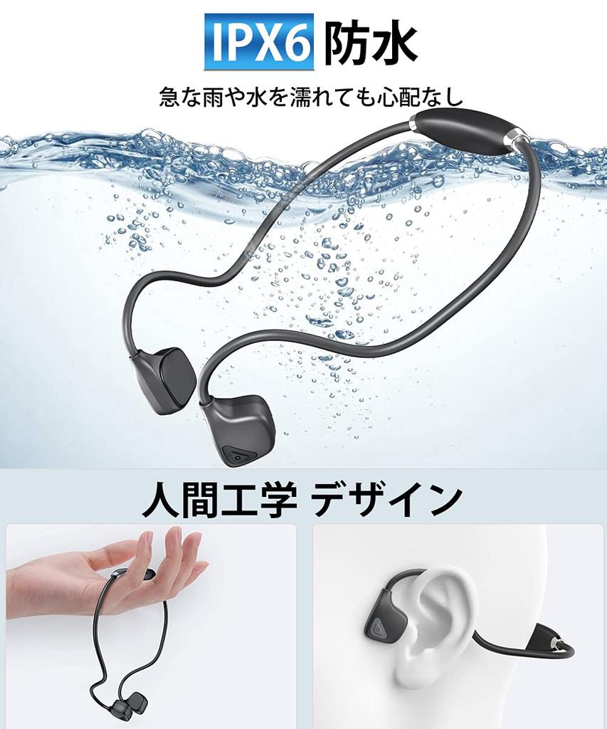 Bone Conduction Bluetooth 12 Hours of Continuous Sound Leakage Fast Sports Bone Conduction Comfortable No Ear Ideal for Desk and Outdoors Earphones,