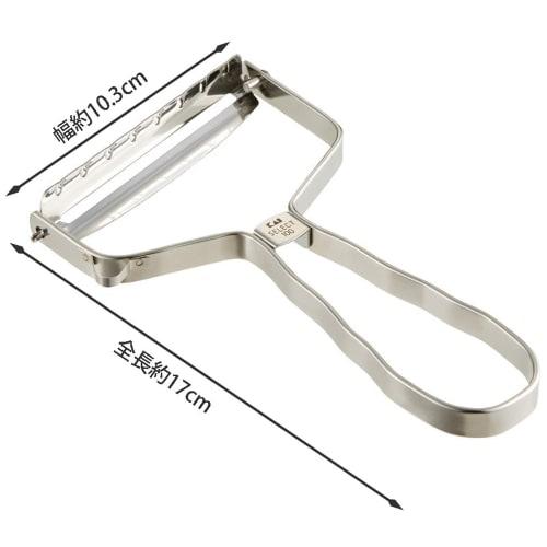 Kai SELECT 100 Stainless Steel Wide Peeler, T-Shaped, Made In Japan, DH3107