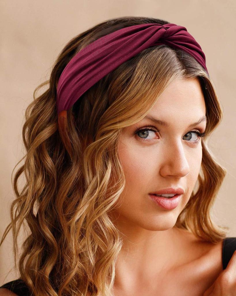 "Non-Slip Elastic Yoga Headband - Wide, Candy Colors, Sweat-Absorbent for Running & Exercise"