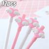 100pcs Angel Wings Neutral Pen Comfortable Grip Stationery School Office Supplies Student Prize Gift Writing Tools Holiday Gift Novelty Stationery