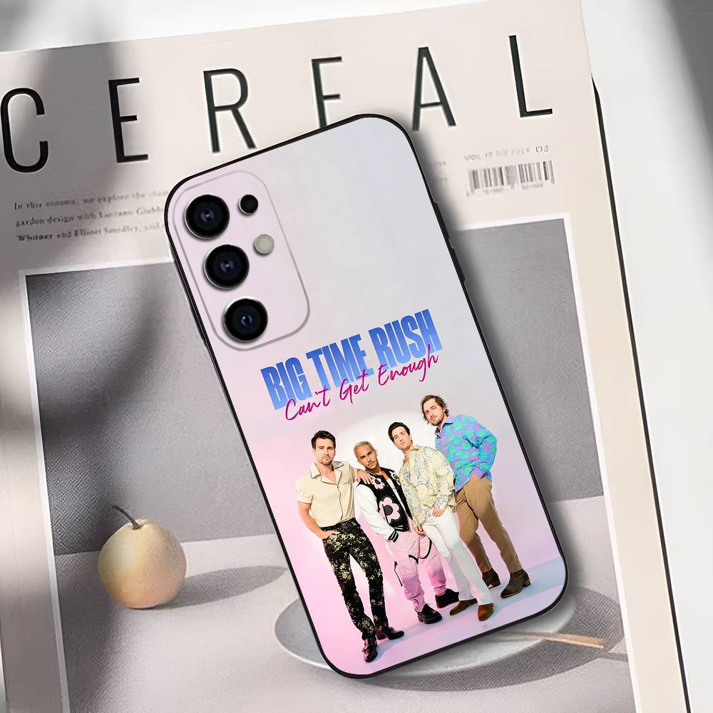 Music B-Big T-Time R-Rush Phone Case For Samsung S25,S24,S21,S22,S23,S30,Ultra,S20,Plus,Fe,Lite,Soft Black Cover