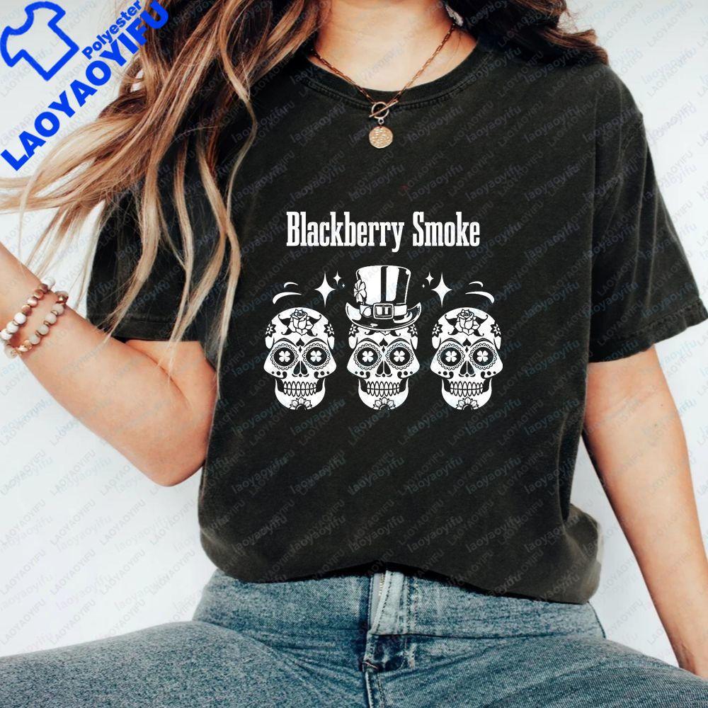 Blackberry Smoke Band - Trendy Hip-Hop Short-Sleeved T-Shirt for Both Unisex and WoUnisex with Universal Design Pattern S