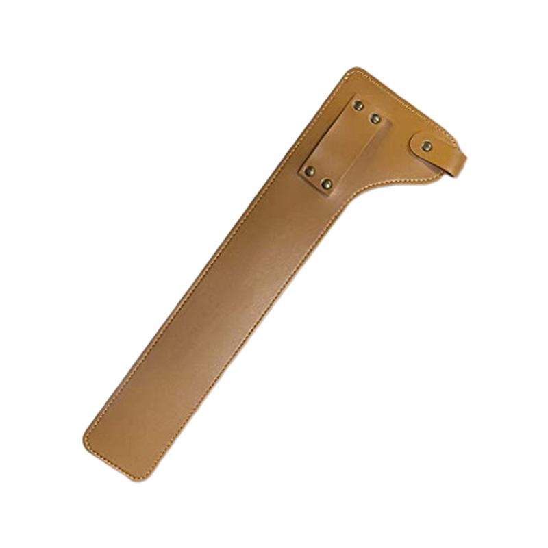 

Barbecue Fire Tongs Cover Portable Storage Bag Outdoor Picnic Camping Charcoal Clip Fireplace Clamp Leather Cover Anti-Scalding коричневий