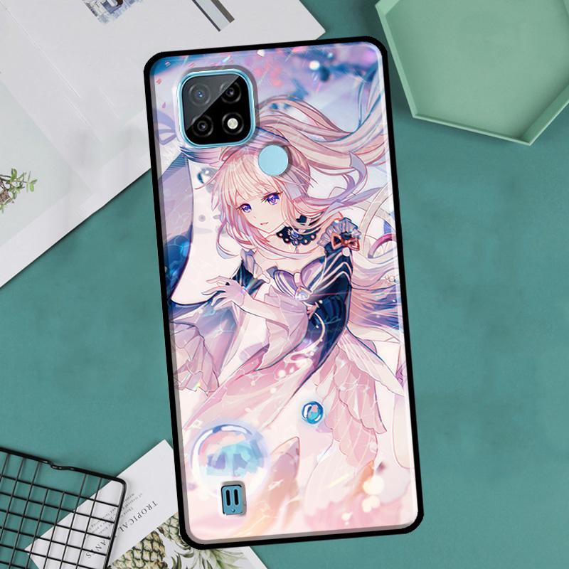 Genshin Impact Sangonomiya Kokomi Case For Realme 9 Pro Plus 8 8i 9i C35 GT Neo 2 Cover For OnePlus 10 9 Pro Nord2 8T 9R 10R
