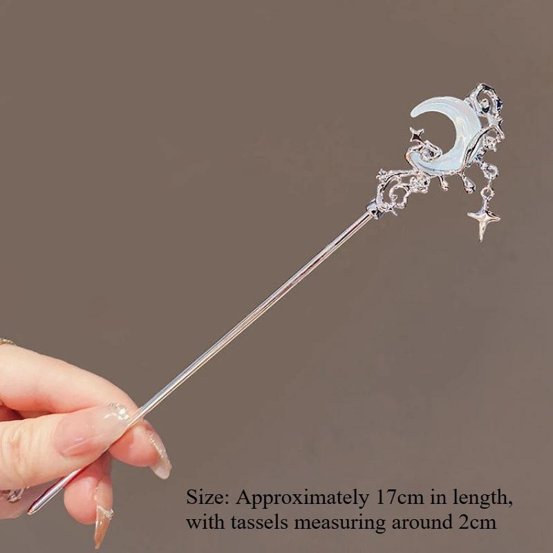 Заколка для волос «Лунный камень» Новая китайская современная простая заколка-украшение для волос