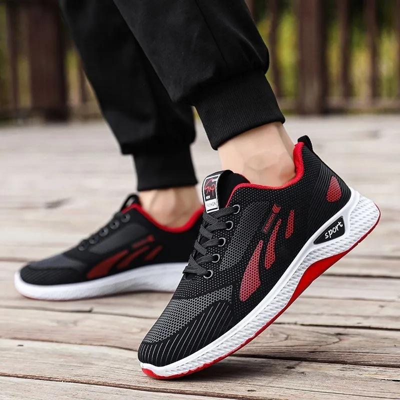 New Men's Shoes Autumn Sports Shoes Casual Shoes Versatile Breathable Lightweight Men's Shoes Non-slip Soft Sole Wear-resistant