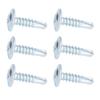 50PCS Round Head Drill Screw Non Slip Carbon Steel Galvanized Self Drilling Screws 4.2x16mm Washer