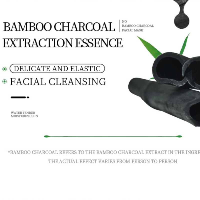 Maschera al Carbone di Bambù 25g SADOER Ringiovanimento della Pelle Idratante Idratante Maschera Idratante
