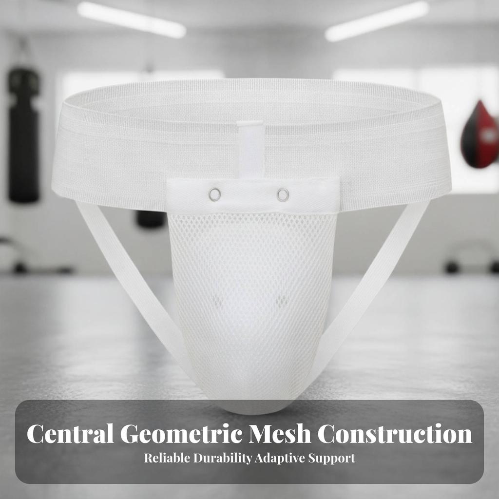 Jockstrap with Cup Impact-Resistant Gear Wide-Waistband for Muay Thai, Taekwondo