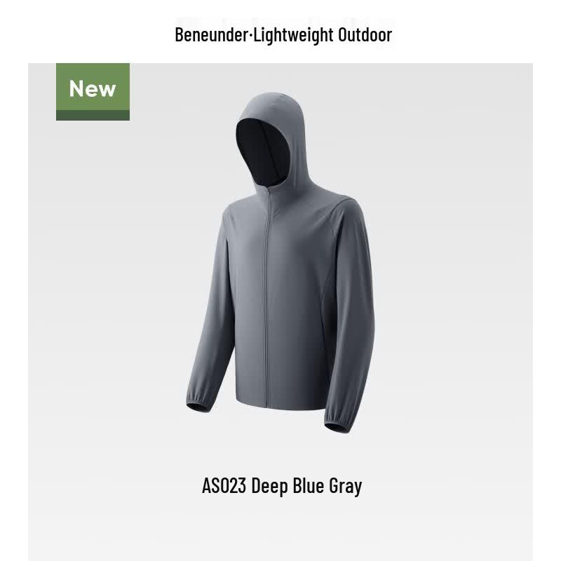 beneunder Men's Breathable UPF100+ Outdoor Sun Protection Jacket