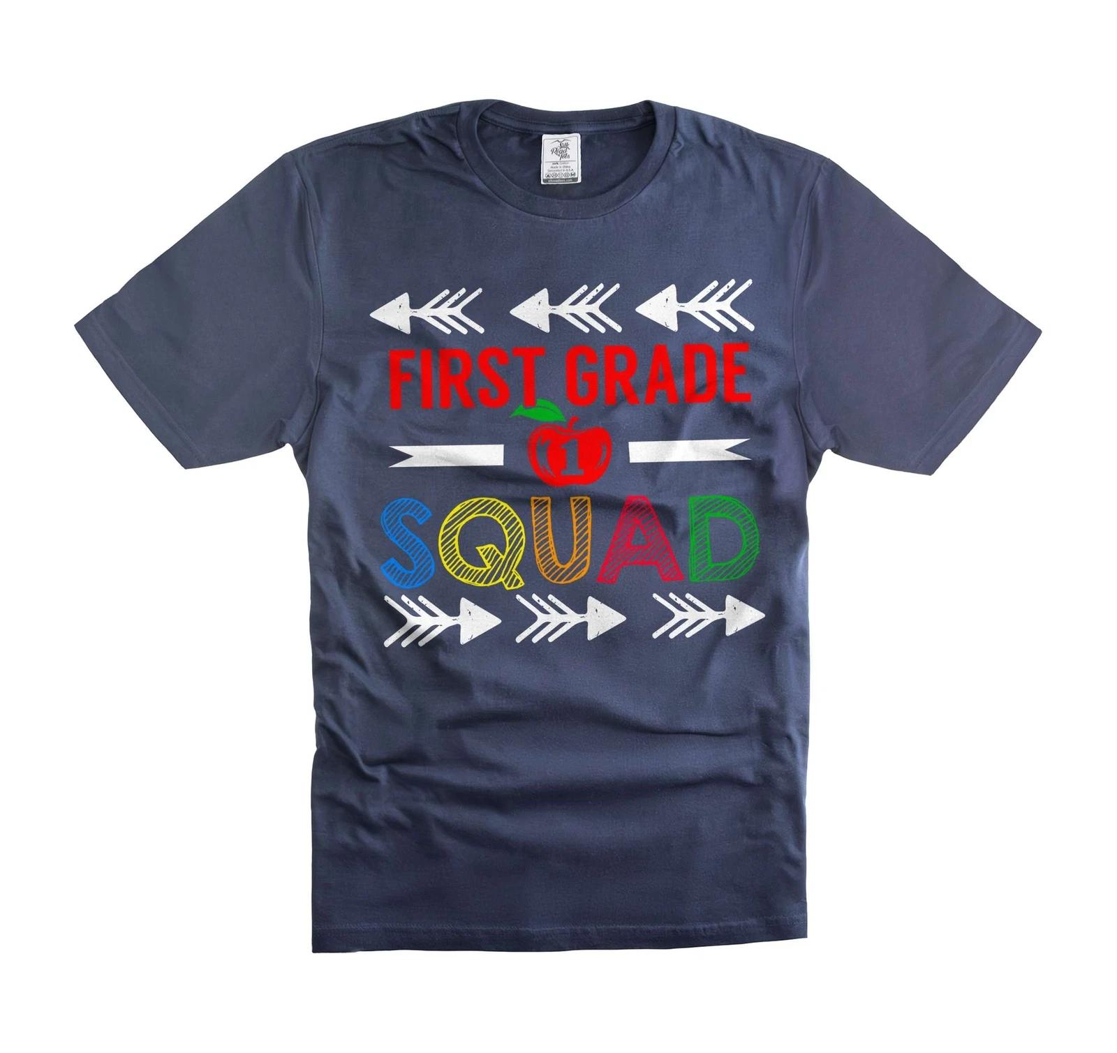 First Grade SQuad Shirt 1st Grade Shirt Teacher Shirts Back to school shirt M