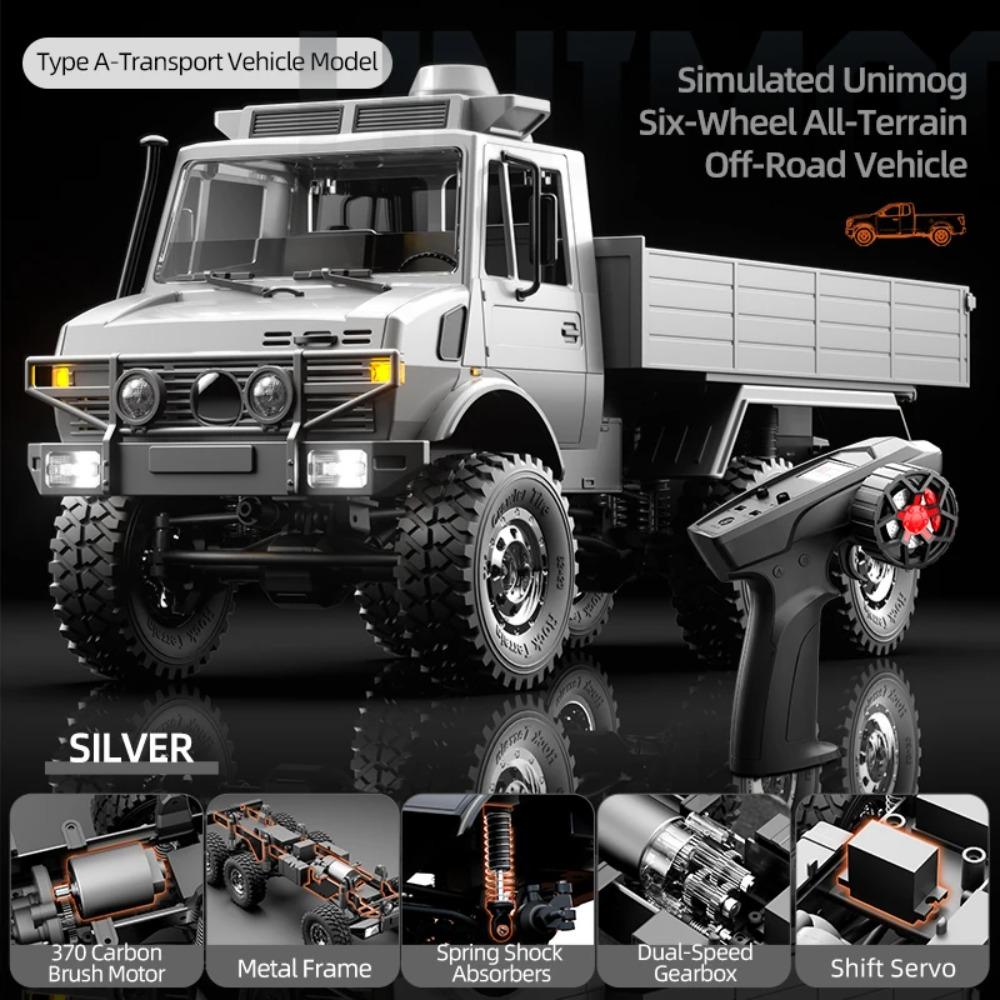 JJRC C8823 Completamente Proporzionale Sei Ruote Motrici RC Controllo Remoto Fuoristrada Sospensioni Indipendenti Giocattolo con Telecomando Ragazzo