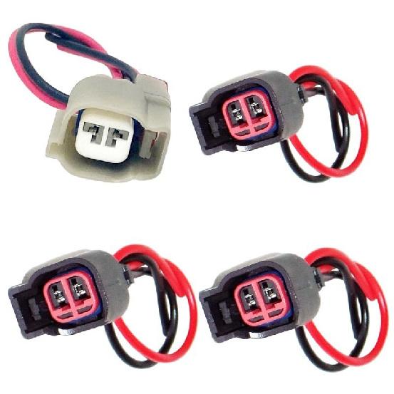 4 x ABS Wheel Speed Sensor Connector Front Rear R/L Fits Ram 2500 3500 2014-2018