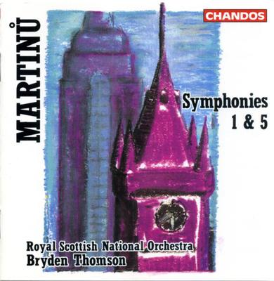 CD MARTINU, THOMSON; SCHOTSE NATIONALE - Martinu: Symfonie nr. 1 CHAN8915 Chandos 1991 VK Klassiek Gebruikt