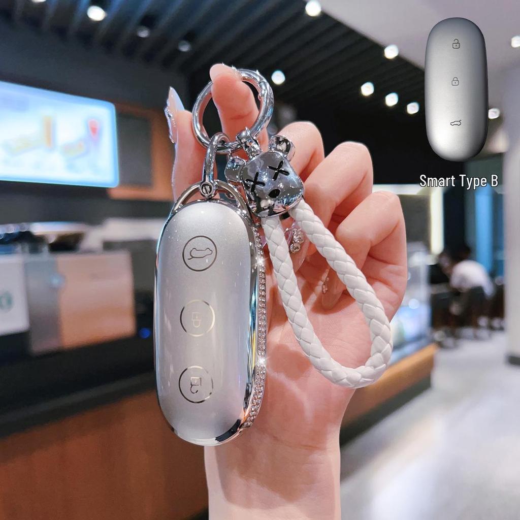 Li Auto Key Case for 2024 Models: L9, L8, L7, L6, One - Unisex Lock Keyring