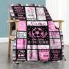 Soccer5556 Customize Text Blanket Gift Personalized Blanket Soft Warm Cozy Great for Home Decor Office Office Chair Livingroom Ideal for All Seasons