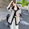 Casual Shirt Jacket New Loose French Style Light Mature Style Top for Small People