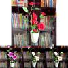 Artificial Rose Plant With Silk Flowers For Home Decor And Gift Use