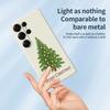 For Samsung Galaxy S25 Ultra Case Christmas Tree Pattern Printing Straight Edge TPU Phone Back Cover