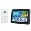 Tuya WiFi Weather Station 5.3" Color Smart Wireless Hygrometer Thermometer Calandar Alarm 3 Days UV Index Weather Forecast Trend