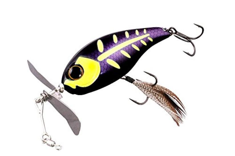 

JACKALL lure chop cut black impact bone.
