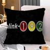Famous Punk Band Blink-182 Personalized Pillow Cover Kids Bedroom Wild Party Decor Pillowcase Kid Birthday Shower Gift
