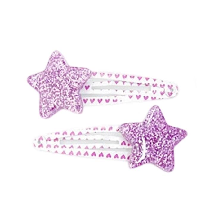 Unique Glitter Star Shaped Small Hair Clip Adorkable Glitter Hair Barrettes Hair Adornment Hair Ornaments