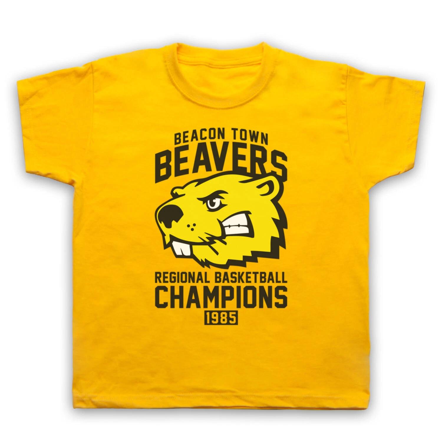 

TEEN WOLF BEACON TOWN BEAVERS BASKETBALL CHAMPIONS KIDS CHILDS Boys Baby Children T-shirt 100