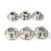 1PCS Rigid Flange Coupling Motor Guide Shaft Coupler Motor Connector Shaft Axis Bearing Fittings 3/4/5/6/6.35/7/8/10/11/12/14mm
