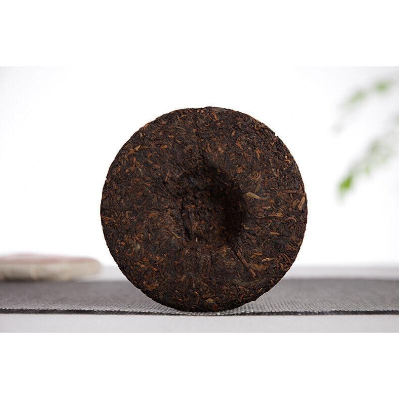 Ceai Yunnan Puerh, Ceai Matur Menghai, Ceai Arbore Mare, 100g Tort Mic Ceai Copt